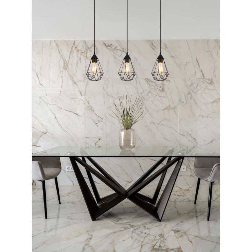 Globo - Csillár zsinóron 3xE27/60W/230V