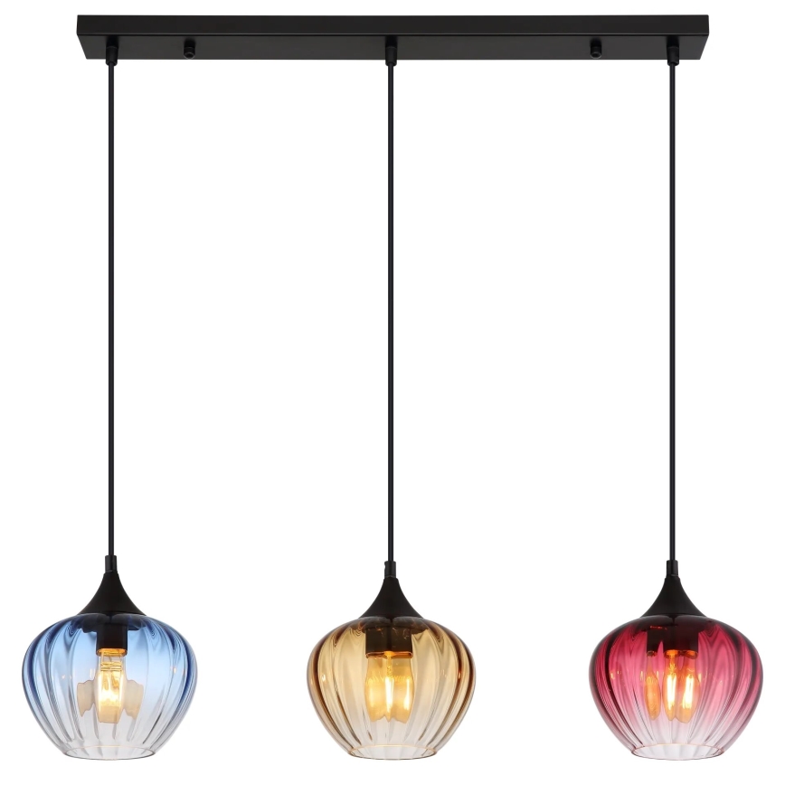 Globo - Csillár zsinóron 3xE27/60W/230V