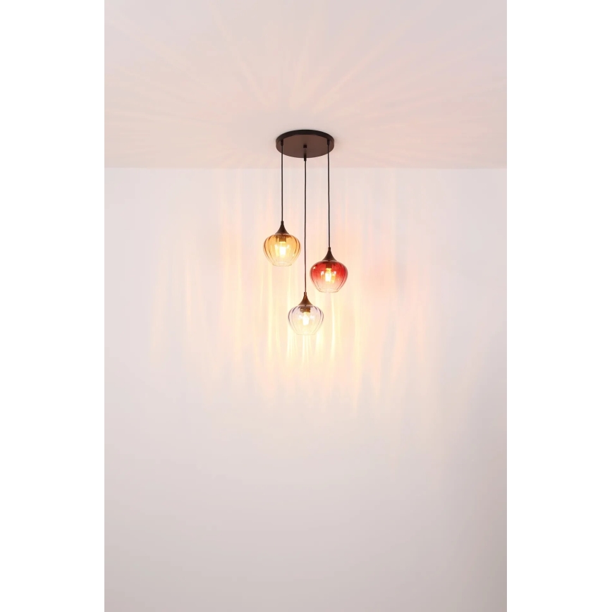 Globo - Csillár zsinóron 3xE27/60W/230V