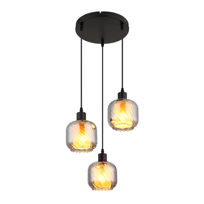 Globo - Csillár zsinóron 3xE27/25W/230V