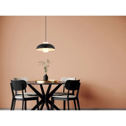 Globo - Kábelre függesztett csillár 1xE27/60W/230V fekete