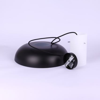 Globo - Kábelre függesztett csillár 1xE27/60W/230V fekete