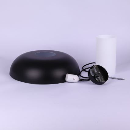 Globo - Kábelre függesztett csillár 1xE27/60W/230V fekete