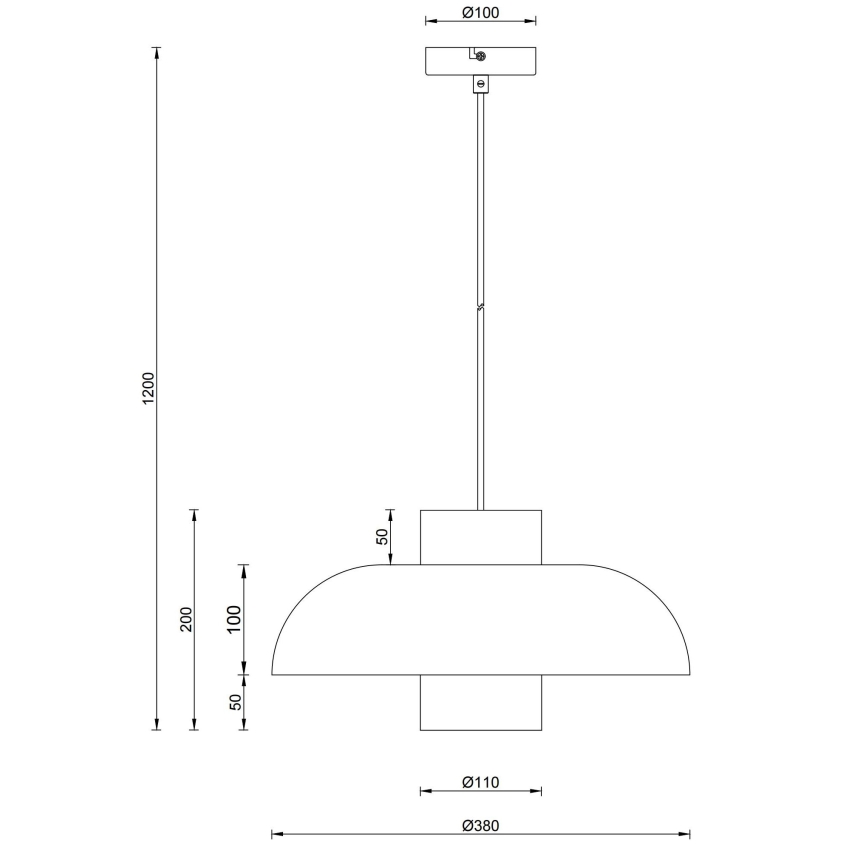 Globo - Kábeles függeszték 1xE27/60W/230V