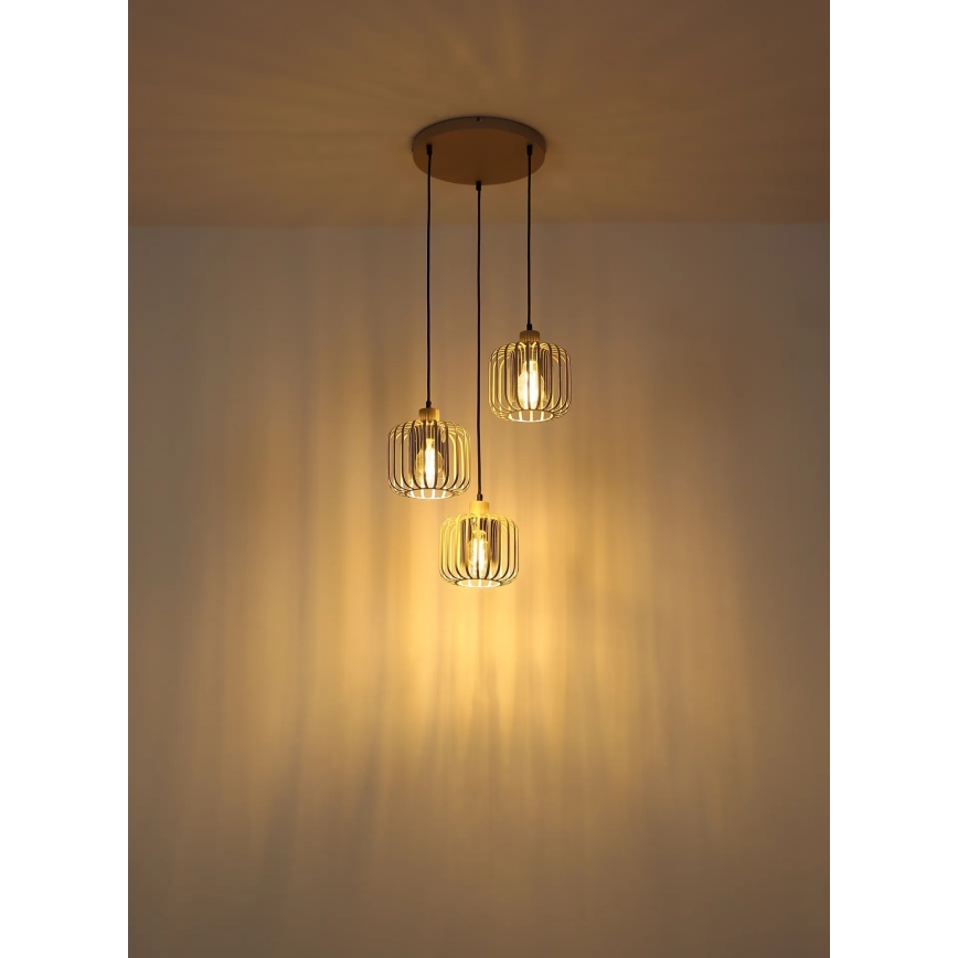 Globo - Függeszték zsinóron 3xE27/40W/230V