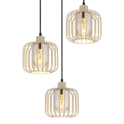 Globo - Függeszték zsinóron 3xE27/40W/230V