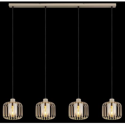 Globo - Kábelre szerelt csillár 4xE27/40W/230V