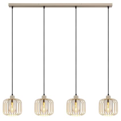 Globo - Kábelre szerelt csillár 4xE27/40W/230V