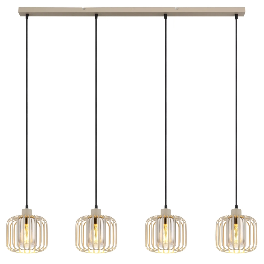 Globo - Kábelre szerelt csillár 4xE27/40W/230V