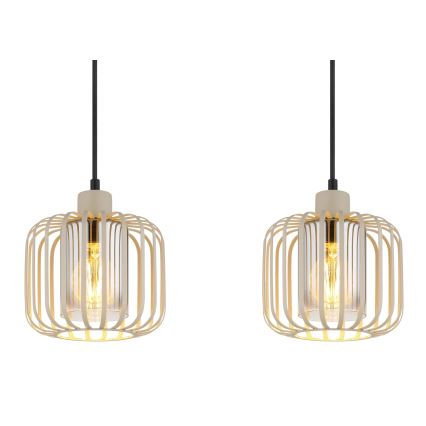 Globo - Kábelre szerelt csillár 4xE27/40W/230V