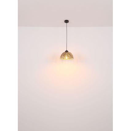 Globo - Csillár zsinóron 1xE27/15W/230V bambusz