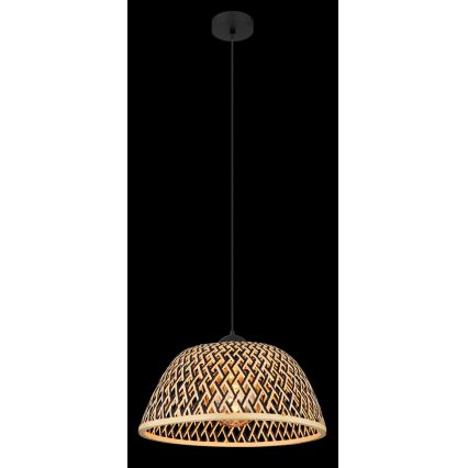 Globo - Csillár zsinóron 1xE27/15W/230V bambusz