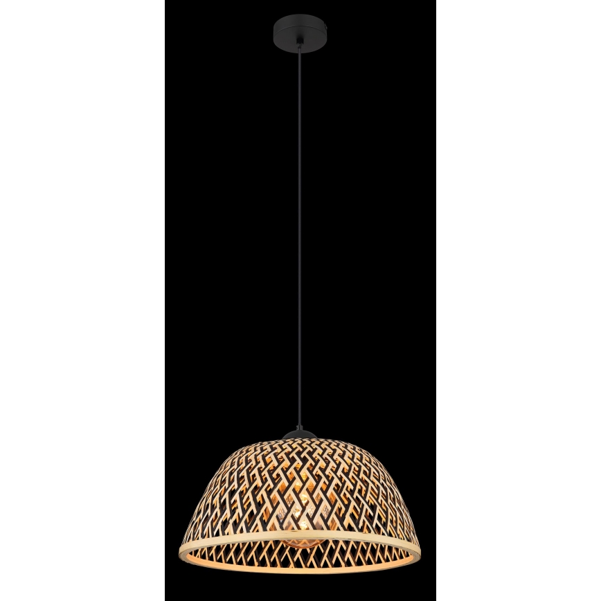 Globo - Csillár zsinóron 1xE27/15W/230V bambusz