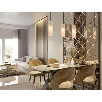 Globo - Csillár zsinóron 3xE14/40W/230V arany