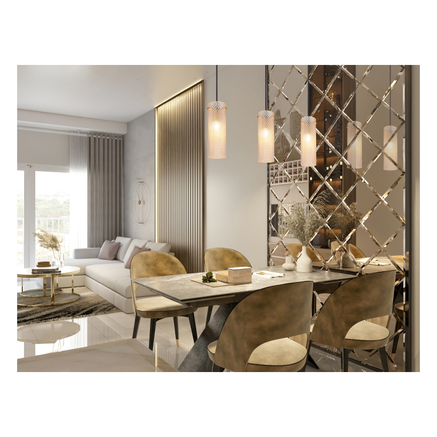 Globo - Csillár zsinóron 3xE14/40W/230V arany