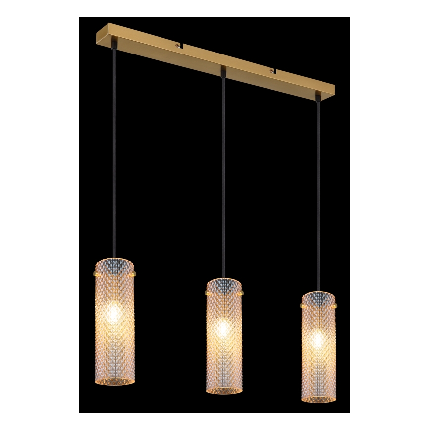 Globo - Csillár zsinóron 3xE14/40W/230V arany