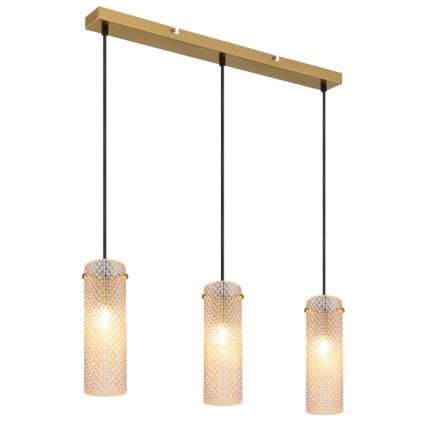 Globo - Csillár zsinóron 3xE14/40W/230V arany