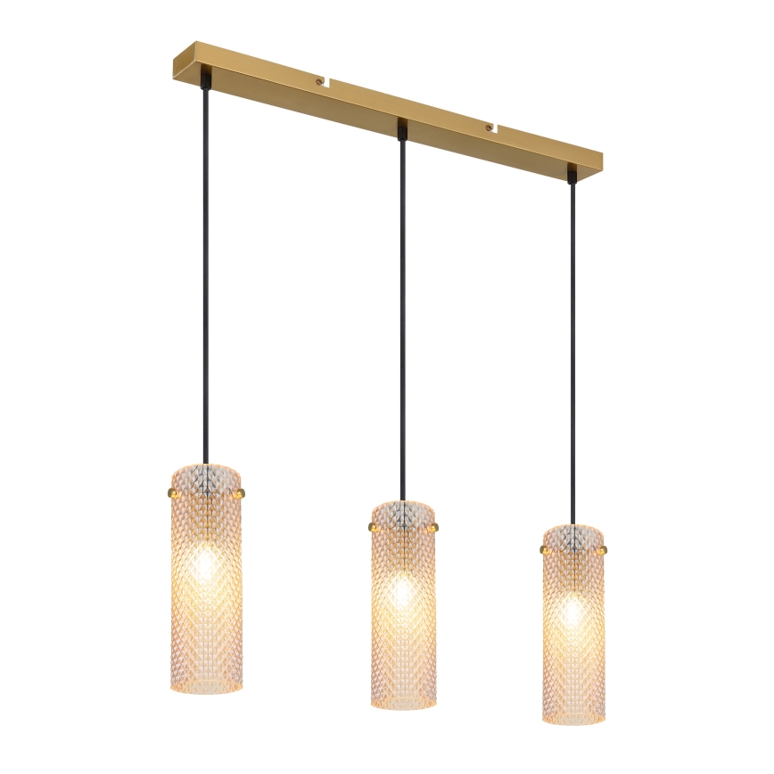 Globo - Csillár zsinóron 3xE14/40W/230V arany