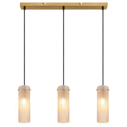 Globo - Csillár zsinóron 3xE14/40W/230V arany