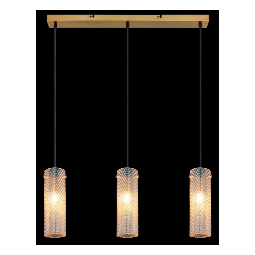 Globo - Csillár zsinóron 3xE14/40W/230V arany