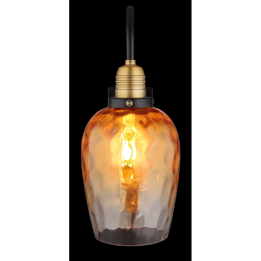 Globo - Fali lámpa 1xE27/60W/230V narancs