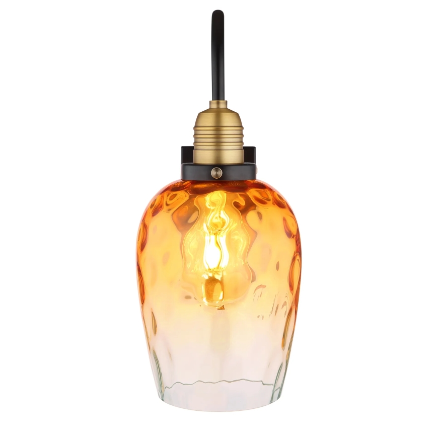 Globo - Fali lámpa 1xE27/60W/230V narancs