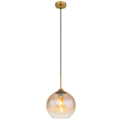 Globo - Kábeles csillár 1xE27/60W/230V sárgaréz