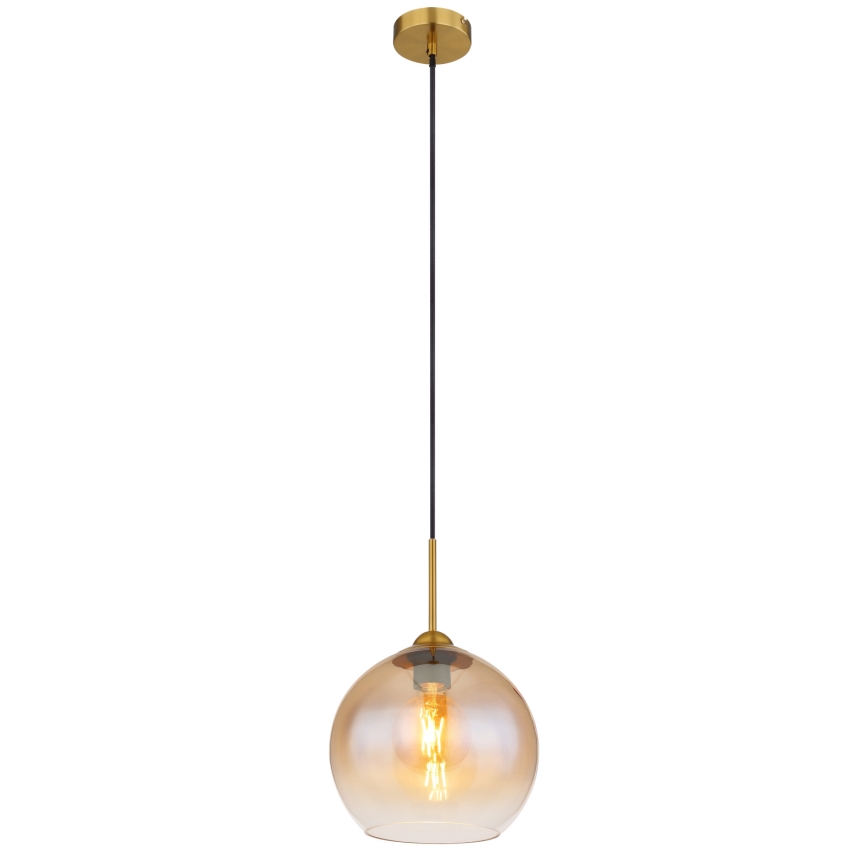 Globo - Kábeles csillár 1xE27/60W/230V sárgaréz