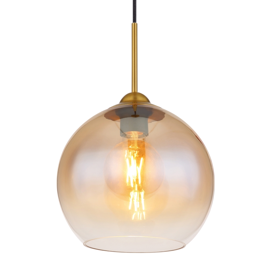Globo - Kábeles csillár 1xE27/60W/230V sárgaréz