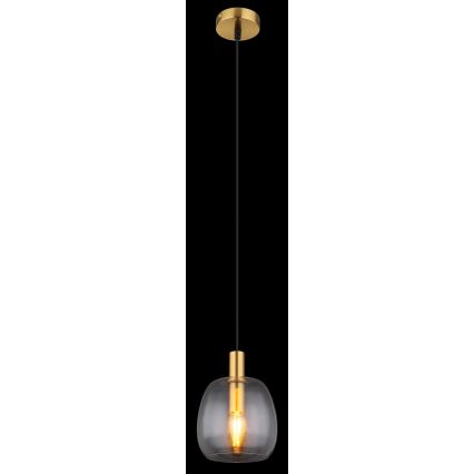 Globo - Csillár zsinóron 1xE14/40W/230V átm. 16 cm réz