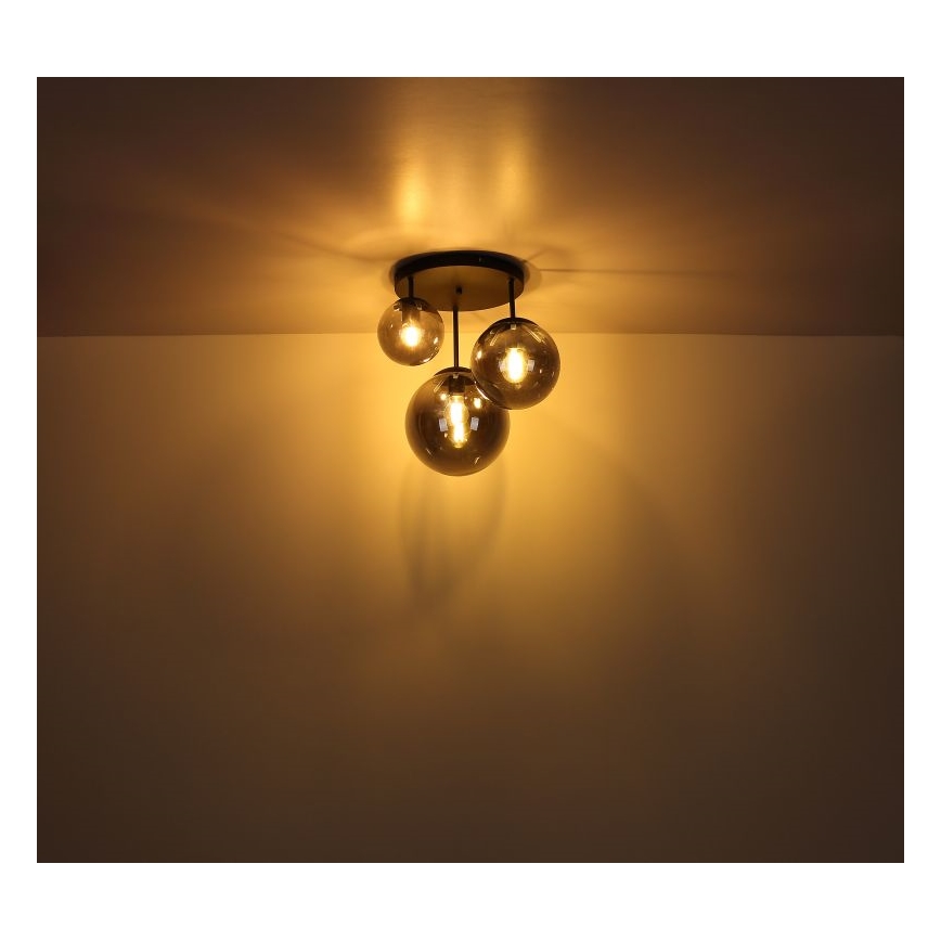 Globo - Függeszték kábellel 3xE27/60W/230V