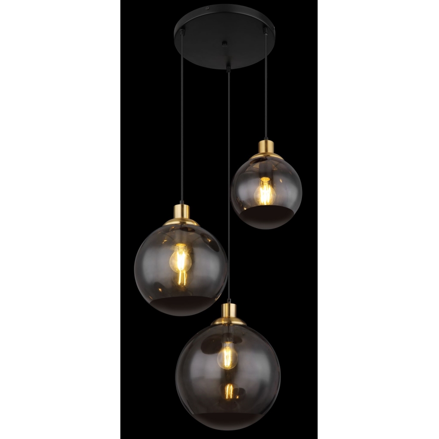 Globo - Csillár zsinóron 3xE27/40W/230V