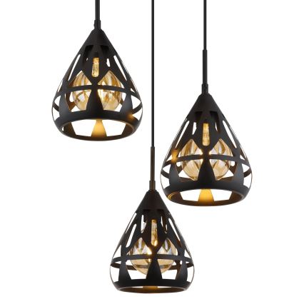 Globo - Csillár zsinóron 3xE27/40W/230V