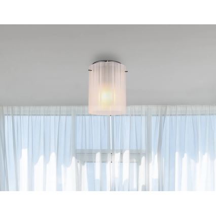 Globo - Mennyezeti lámpa 1xE27/40W/230V átm. 18 cm fehér