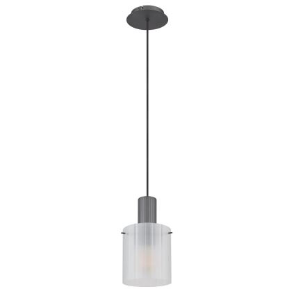 Globo - Csillár zsinóron 1xE27/40W/230V átm. 18 cm fehér