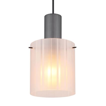 Globo - Csillár zsinóron 1xE27/40W/230V átm. 18 cm fehér