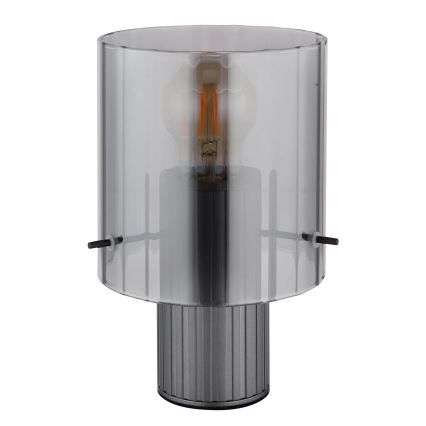 Globo - Asztali lámpa 1xE27/40W/230V átm. 14 cm szürke