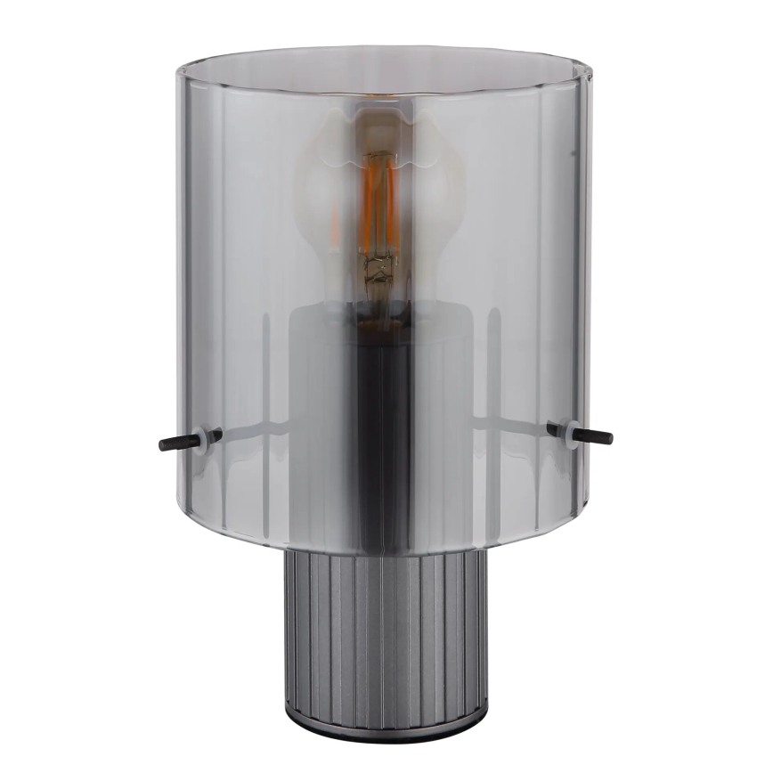 Globo - Asztali lámpa 1xE27/40W/230V átm. 14 cm szürke