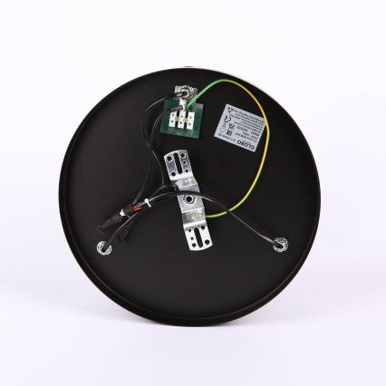 Globo - Felületre szerelhető csillár 3xE27/40W/230V átm. 40,5 cm fekete