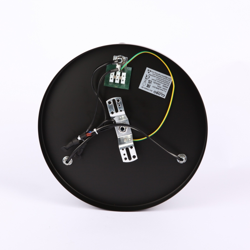 Globo - Felületre szerelhető csillár 3xE27/40W/230V átm. 40,5 cm fekete