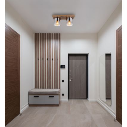 Globo - Mennyezeti lámpatest 2xE27/40W/230V 16x41 cm