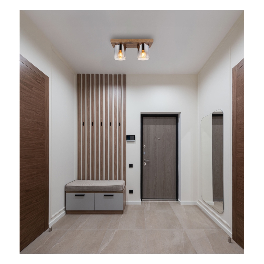 Globo - Mennyezeti lámpatest 2xE27/40W/230V 16x41 cm