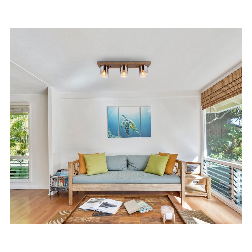 Globo - Mennyezeti lámpa 3xE27/40W/230V