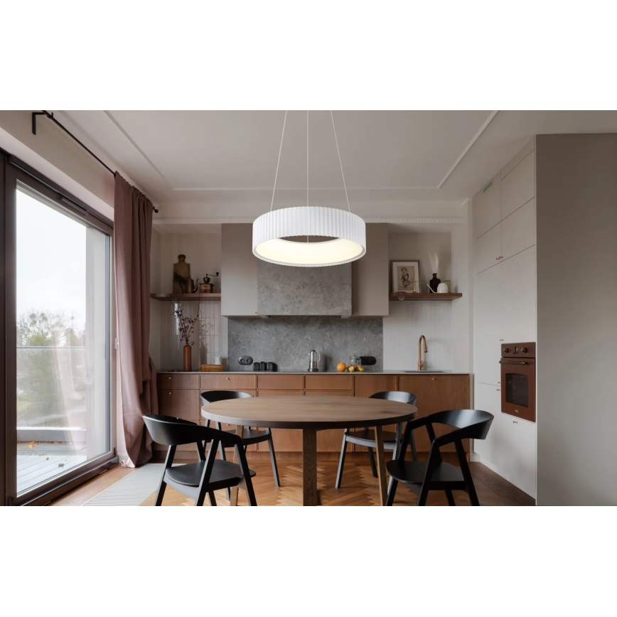 Globo - LED csillár kábelen LED/45W/230V 2700/4000/6000K átm. 46 cm fehér