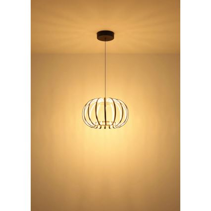 Globo - Dimmelhető LED csillár drótkábellel LED/40W/230V 3000K fekete