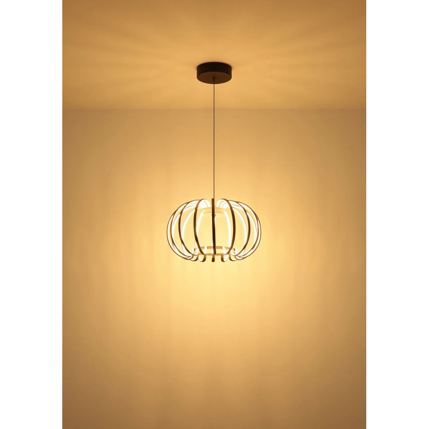 Globo - Dimmelhető LED csillár drótkábellel LED/40W/230V 3000K fekete