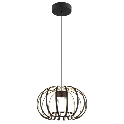 Globo - Dimmelhető LED csillár drótkábellel LED/40W/230V 3000K fekete