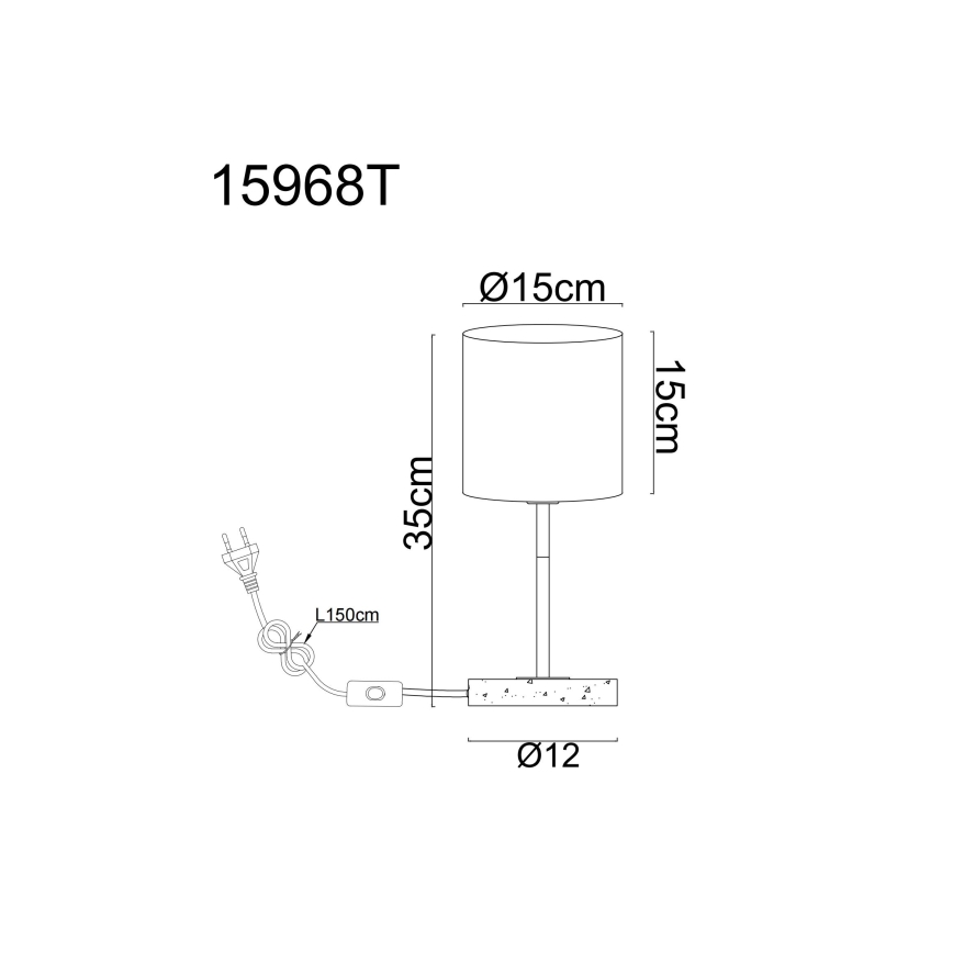 Globo - Asztali lámpa 1xE14/40W/230V