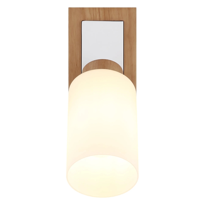 Globo - Fali spotlámpa 1xE27/60W/230V tölgy/fehér