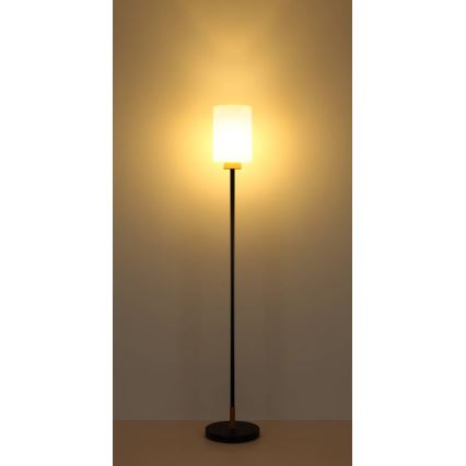 Globo - Állólámpa 1xE27/60W/230V fekete/fehér